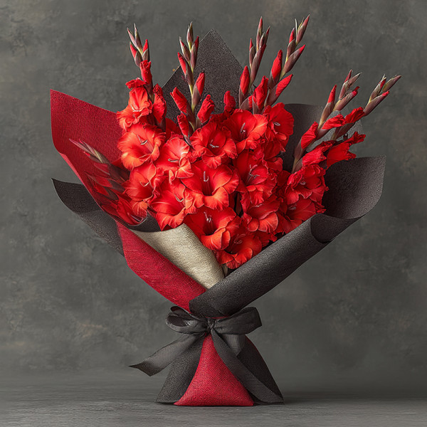 Night Ember — Gladiolus in Bloom